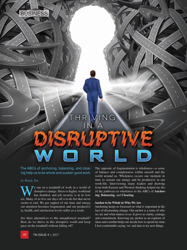 Thriving in a Disruptive World