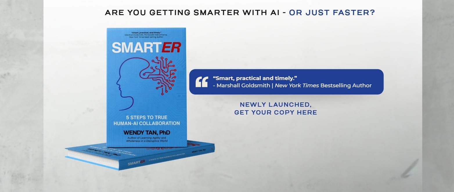 Are you getting smarter with AI — or just faster? SMARTER by Wendy Tan, newly launched