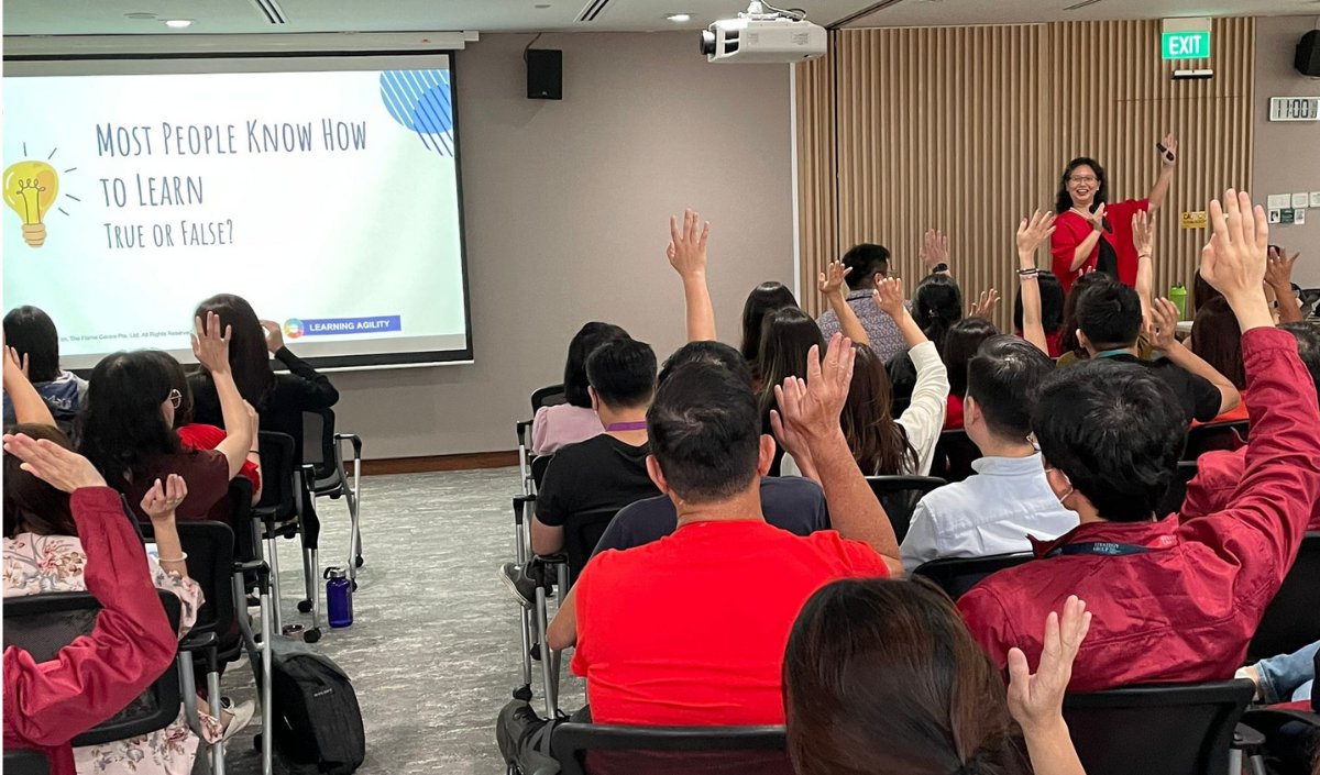 Wendy facilitating a workshop