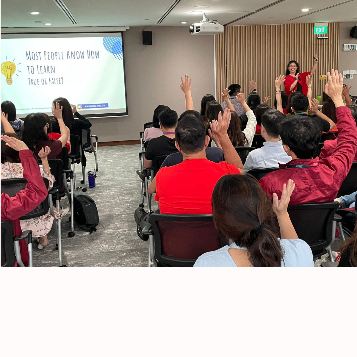 Wendy facilitating a workshop